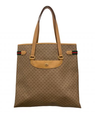 中古・古着通販】GUCCI (グッチ) GGスプリーム シェリーライン トート