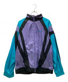 adidas（アディダス）の古着「トラックジャケット」｜パープル×エメラルドグリーン