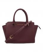 MICHAEL KORSマイケル・コース）の古着「SELMA MD TZ SATCHEL」｜ボルドー