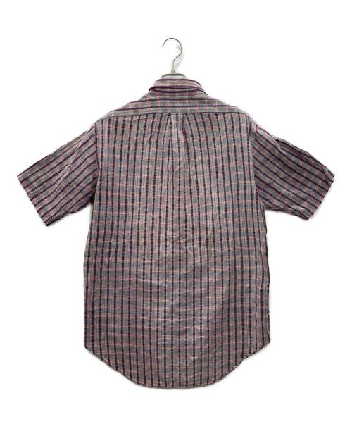 COMME des GARCONS SHIRT（コムデギャルソンシャツ）COMME des GARCONS SHIRT (コムデギャルソンシャツ) 半袖シャツ ベージュ×ブルー サイズ:Ｍの古着・服飾アイテム