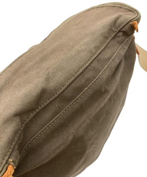 CLEDRAN（クレドラン）CLEDRAN (クレドラン) コットンショルダーバッグ カーキの古着・服飾アイテム