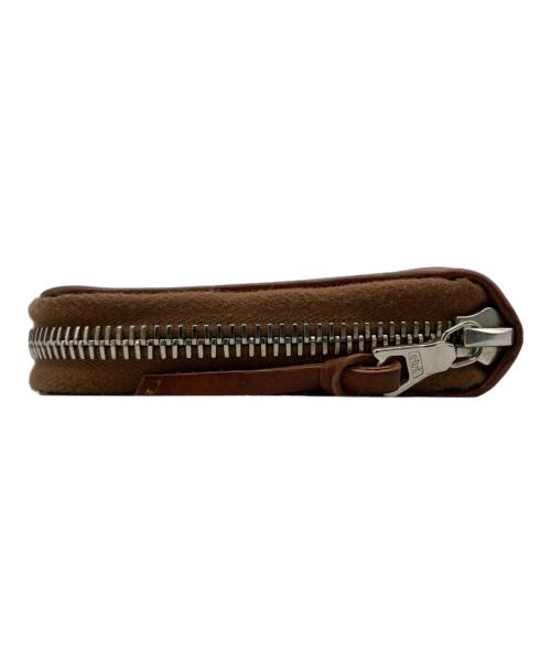 Whitehouse Cox（ホワイトハウスコックス）Whitehouse Cox (ホワイトハウスコックス) ラウンドファスナー財布 ブラウンの古着・服飾アイテム