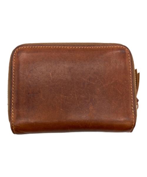 Whitehouse Cox（ホワイトハウスコックス）Whitehouse Cox (ホワイトハウスコックス) ラウンドファスナー財布 ブラウンの古着・服飾アイテム