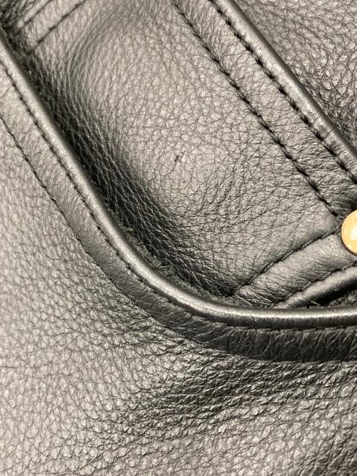 NANKAI（ナンカイ）NANKAI (ナンカイ) レザーパンツ ブラック サイズ:LLの古着・服飾アイテム