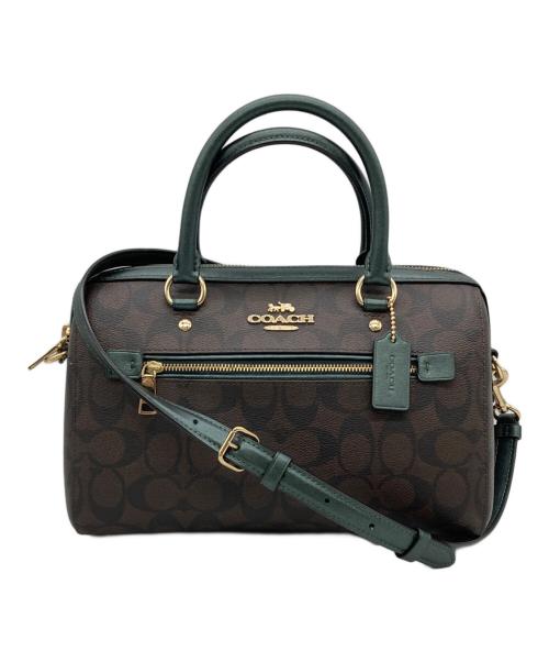 COACH（コーチ）COACH (コーチ) ローアン サッチェル シグネチャー キャンバスの古着・服飾アイテム
