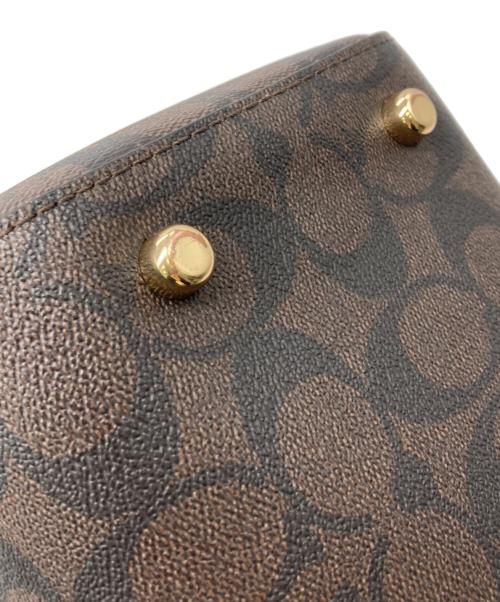 COACH（コーチ）COACH (コーチ) ローアン サッチェル シグネチャー キャンバスの古着・服飾アイテム