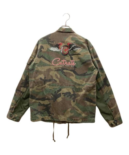 CUT-RATE（カットレイト）CUT-RATE (カットレイト) ミリタリージャケット オリーブ サイズ:Lの古着・服飾アイテム