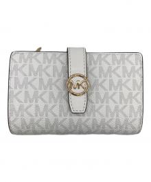 MICHAEL KORS（マイケルコース）の古着「2つ折り財布」｜ホワイト