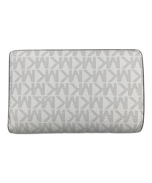 MICHAEL KORS（マイケルコース）MICHAEL KORS (マイケル・コース) 2つ折り財布 ホワイトの古着・服飾アイテム