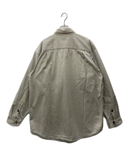 Patagonia（パタゴニア）Patagonia (パタゴニア) オーガニックコットンシャツ ライトグレー サイズ:Lの古着・服飾アイテム