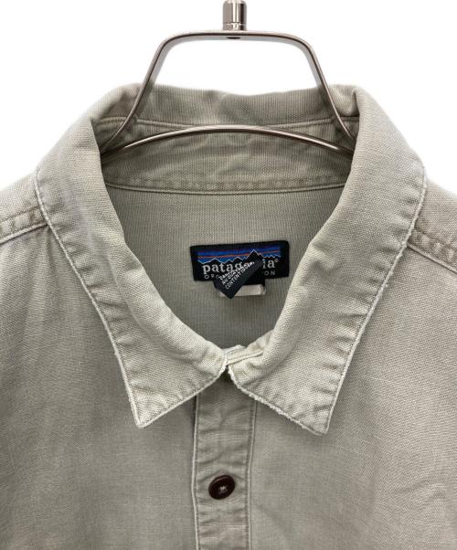 Patagonia（パタゴニア）Patagonia (パタゴニア) オーガニックコットンシャツ ライトグレー サイズ:Lの古着・服飾アイテム