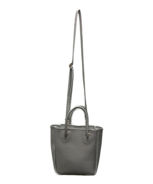 YOUNG & OLSEN The DRYGOODS STORE（ヤングアンドオルセン ザ ドライグッズストア）YOUNG & OLSEN The DRYGOODS STORE (ヤングアンドオルセン ザ ドライグッズストア) 2WAYレザートートバッグ グレーの古着・服飾アイテム