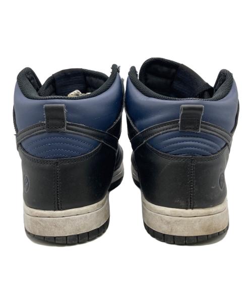 NIKE（ナイキ）NIKE (ナイキ) FRAGMENT DESIGN × NIKE DUNK HIGH  ネイビー サイズ:26.5の古着・服飾アイテム