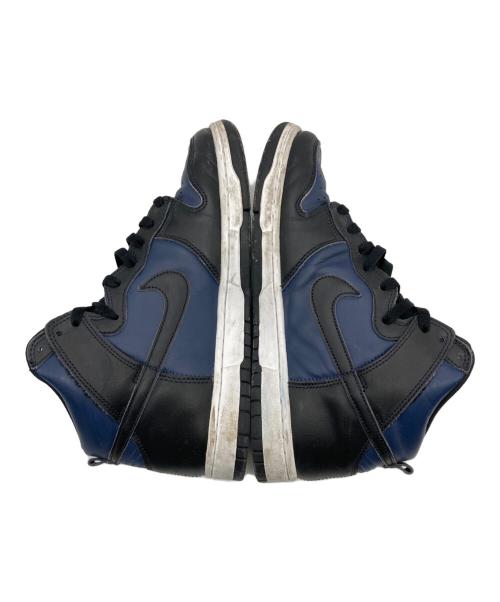 NIKE（ナイキ）NIKE (ナイキ) FRAGMENT DESIGN × NIKE DUNK HIGH  ネイビー サイズ:26.5の古着・服飾アイテム