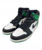 NIKEナイキ）の古着「AIR JORDAN 1 RETRO HIGH OG」｜BLACK/LUCKY GREEN-WH
