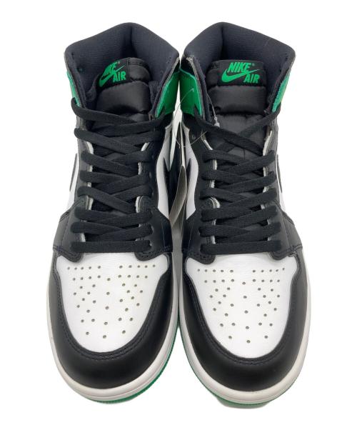 NIKE（ナイキ）NIKE (ナイキ) AIR JORDAN 1 RETRO HIGH OG BLACK/LUCKY GREEN-WH サイズ:27.5 未使用品の古着・服飾アイテム