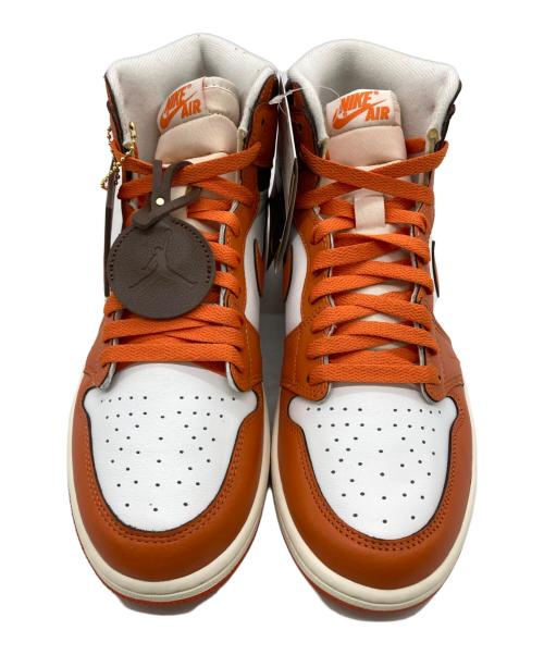 NIKE（ナイキ）NIKE (ナイキ) WMNS AIR JORDAN 1 RETRO HIGH OG WHITE/STARFISH-CACAO サイズ:27.5 未使用品の古着・服飾アイテム