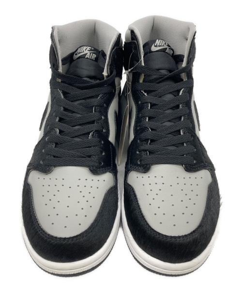 NIKE（ナイキ）NIKE (ナイキ) AIR JORDAN 1 RETRO HIGH OG MEDIUM GREY/BLACK-WH サイズ:27.5 未使用品の古着・服飾アイテム