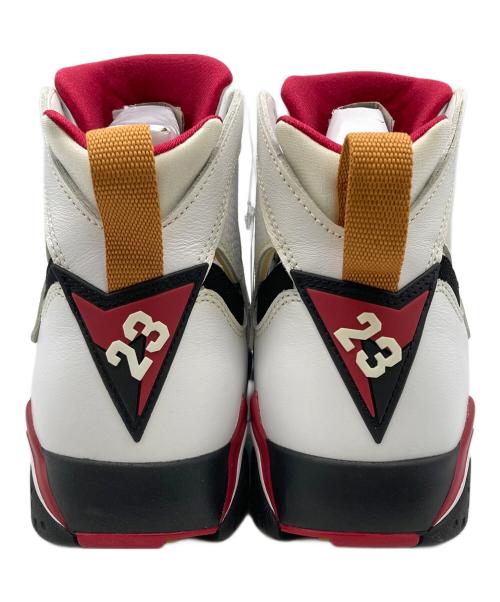NIKE（ナイキ）NIKE (ナイキ) ハイカットスニーカー ホワイト/ブラック-カーディナル レッド サイズ:27.5 未使用品の古着・服飾アイテム