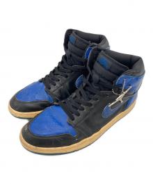 NIKE（ナイキ）の古着「Air Jordan 1 Retro High "Royal" (2001)」｜ブラック×ブルー
