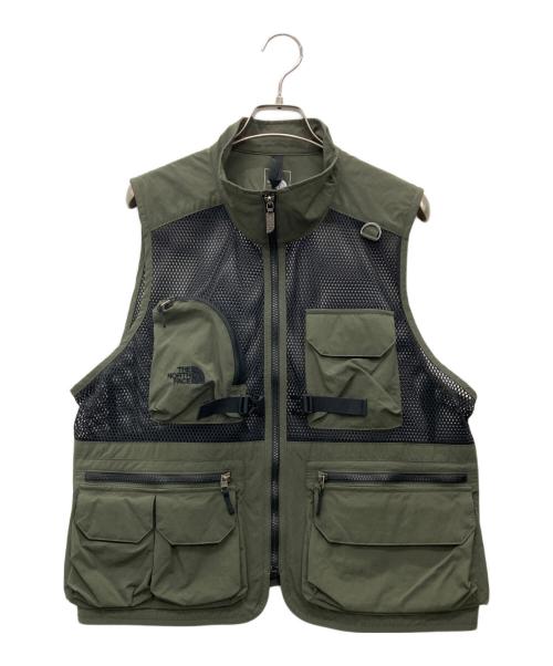 THE NORTH FACE（ザ ノース フェイス）THE NORTH FACE (ザ ノース フェイス) Utility Mesh Vest オリーブ サイズ:Mの古着・服飾アイテム