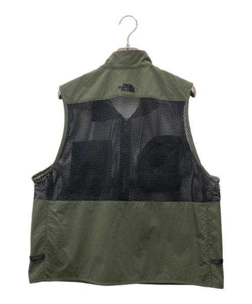 THE NORTH FACE（ザ ノース フェイス）THE NORTH FACE (ザ ノース フェイス) Utility Mesh Vest オリーブ サイズ:Mの古着・服飾アイテム