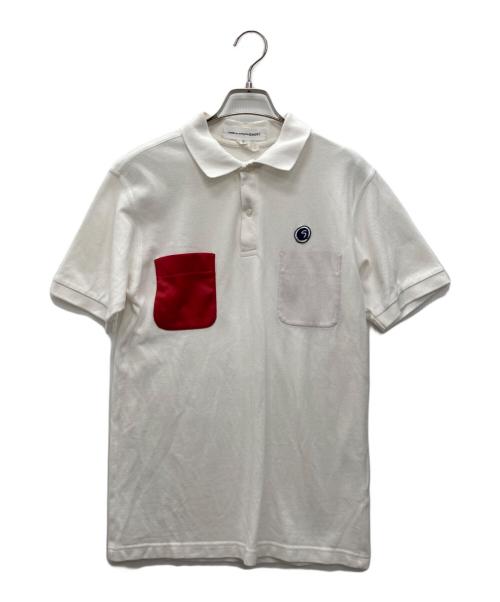 COMME des GARCONS SHIRT（コムデギャルソンシャツ）COMME des GARCONS SHIRT (コムデギャルソンシャツ) ポロシャツ アイボリー サイズ:Sの古着・服飾アイテム