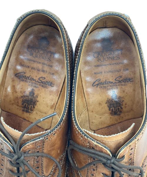 Crockett & Jones（クロケット＆ジョーンズ）Crockett & Jones (クロケット＆ジョーンズ) ウィングチップシューズ ブラウン サイズ:6の古着・服飾アイテム