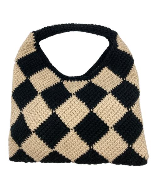MARNI（マルニ）MARNI (マルニ) market diamond ブラック×アイボリーの古着・服飾アイテム