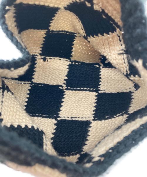 MARNI（マルニ）MARNI (マルニ) market diamond ブラック×アイボリーの古着・服飾アイテム