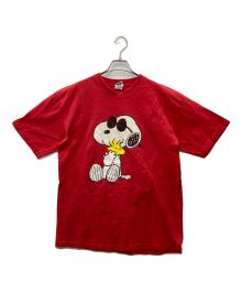 PEANUTS（ピーナッツ）の古着「半袖Tシャツ」｜レッド