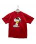 PEANUTS（ピーナッツ）の古着「半袖Tシャツ」｜レッド