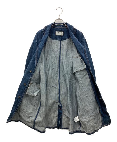 pellepelle（ペレペレ）pellepelle (ペレペレ) デニムテーラードジャケット インディゴ サイズ:Lの古着・服飾アイテム
