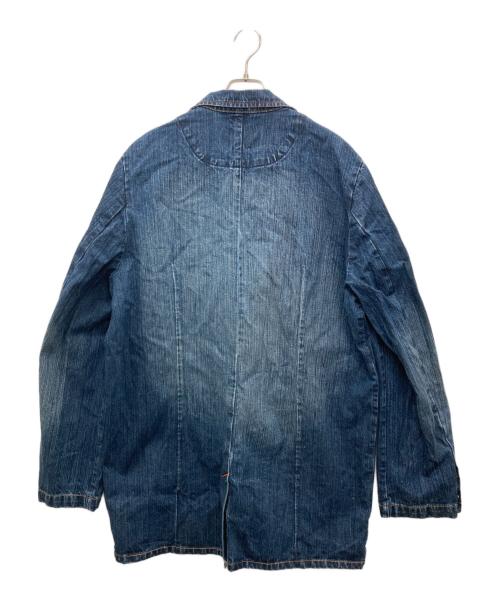 pellepelle（ペレペレ）pellepelle (ペレペレ) デニムテーラードジャケット インディゴ サイズ:Lの古着・服飾アイテム