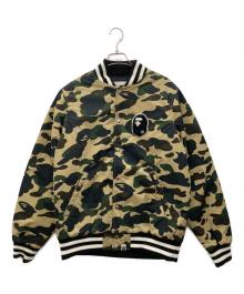 A BATHING APE（アベイシングエイプ）の古着「1ST CAMO VARSITY JACKET」