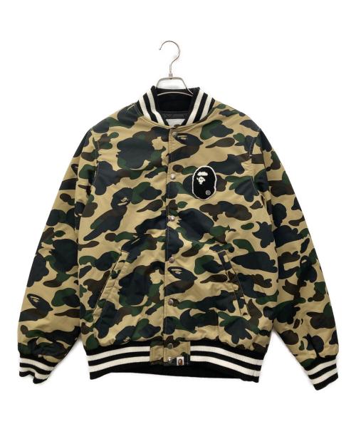 A BATHING APE（アベイシングエイプ）A BATHING APE (アベイシングエイプ) 1ST CAMO VARSITY JACKET サイズ:M 未使用品の古着・服飾アイテム
