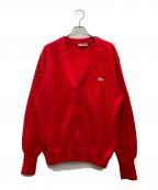 CHEMISE LACOSTEシュミーズ ラコステ）の古着「カーディガン」｜レッド