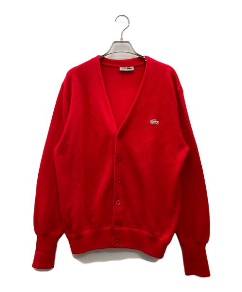 CHEMISE LACOSTE（シュミーズ ラコステ）CHEMISE LACOSTE (シュミーズ ラコステ) カーディガン レッド サイズ:1の古着・服飾アイテム