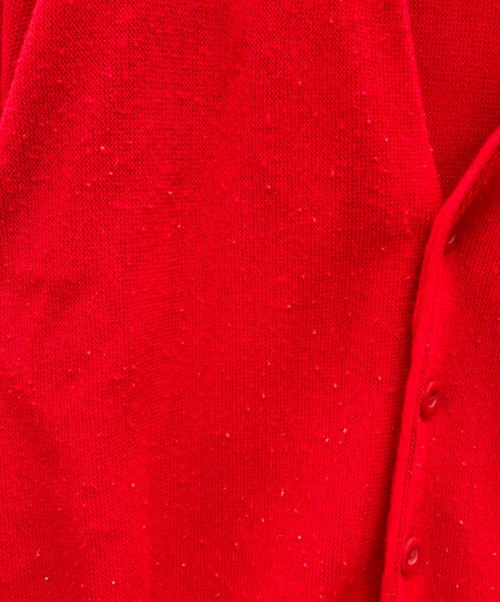 CHEMISE LACOSTE（シュミーズ ラコステ）CHEMISE LACOSTE (シュミーズ ラコステ) カーディガン レッド サイズ:1の古着・服飾アイテム