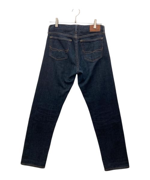 POLO RALPH LAUREN（ポロ・ラルフローレン）POLO RALPH LAUREN (ポロ・ラルフローレン) THE WAVERLY STRAIGHT HIGH RISE CROP インディゴ サイズ:W27の古着・服飾アイテム