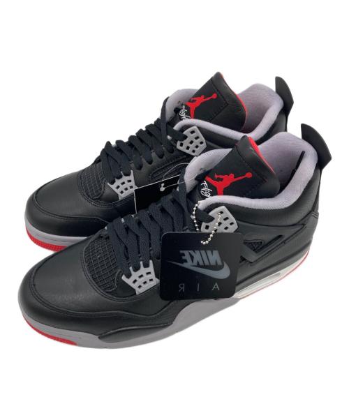 NIKE（ナイキ）NIKE (ナイキ) AIR JORDAN4 RETRO Bred Reimagined ブラック サイズ:28.5 未使用品の古着・服飾アイテム