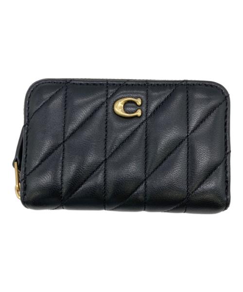 COACH（コーチ）COACH (コーチ) スモールジップアラウンドカードケース ブラックの古着・服飾アイテム