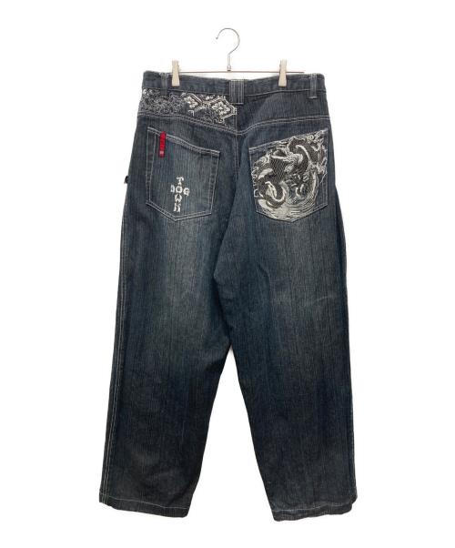 DOG TOWN（ドッグ タウン）DOG TOWN (ドッグ タウン) デニムパンツ ブラック サイズ:不明の古着・服飾アイテム