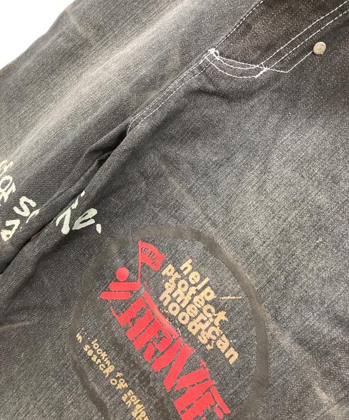 ARME（アーミー）ARME (アーミー) 刺繍デニムパンツ ブラック サイズ:W32の古着・服飾アイテム