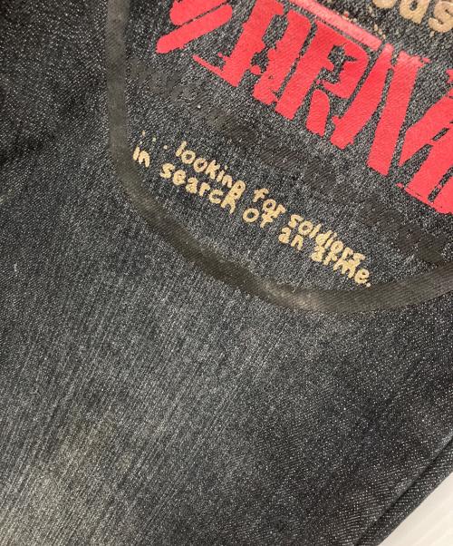 ARME（アーミー）ARME (アーミー) 刺繍デニムパンツ ブラック サイズ:W32の古着・服飾アイテム