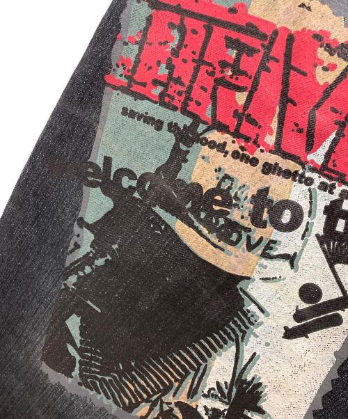 ARME（アーミー）ARME (アーミー) 刺繍デニムパンツ ブラック サイズ:W32の古着・服飾アイテム