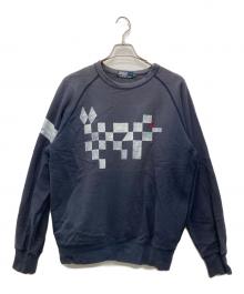 POLO RALPH LAUREN（ポロ・ラルフローレン）の古着「クルーネックスウェット」｜チャコールグレー