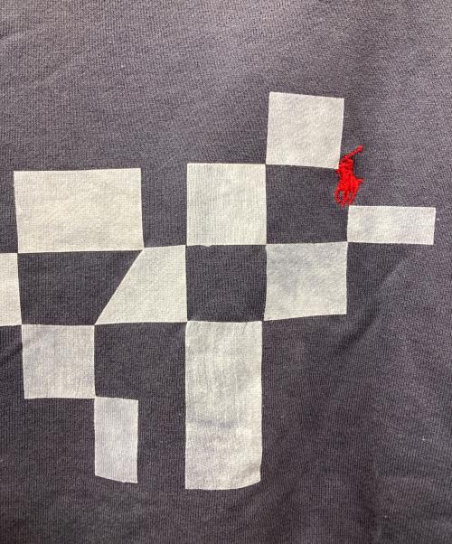 POLO RALPH LAUREN（ポロ・ラルフローレン）POLO RALPH LAUREN (ポロ・ラルフローレン) クルーネックスウェット チャコールグレー サイズ:Lの古着・服飾アイテム