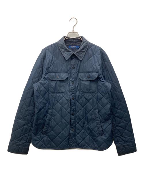 POLO RALPH LAUREN（ポロ・ラルフローレン）POLO RALPH LAUREN (ポロ・ラルフローレン) ナイロンジャケット ネイビー サイズ:Lの古着・服飾アイテム