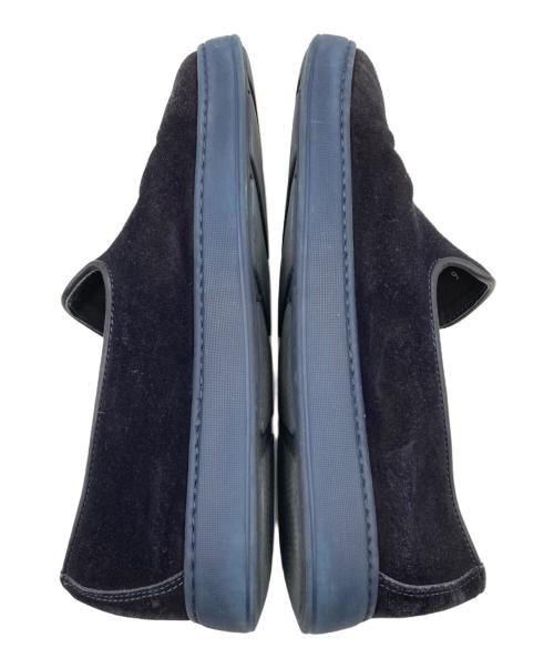 Santoni（サントーニ）Santoni (サントーニ) スウェードスリッポン ブラック サイズ:6の古着・服飾アイテム